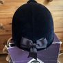Charles Owen navy velvet hat Image 5