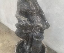 Large vintage cast stone garden