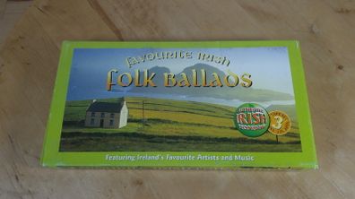 Favourite Irish Folk Ballads 3 Cassette Tape Box Set Outlet Records Vintage Trad