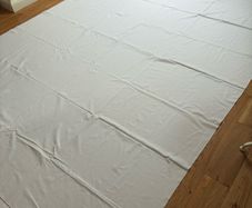 Vintage heavy cotton French sheet