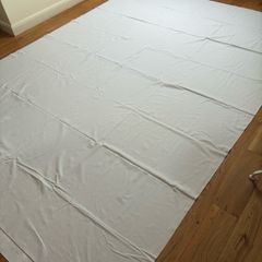 Vintage heavy cotton French sheet