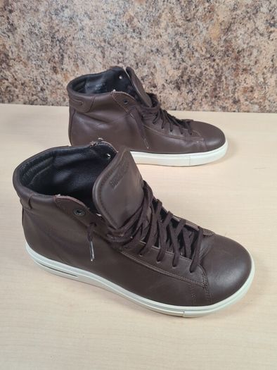 Birkenstock Bend Mid Casual Brown Leather Trainers Boot Runners Size Uk 7 Eu 41 Mens Womens Unisex