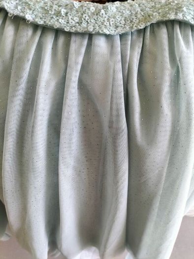 Beautiful Monsoon mint green sequin dress age 11