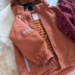 Polarn o pyret shell jacket and fleece
