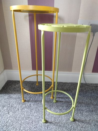 Steel Plant Stand Set of x2