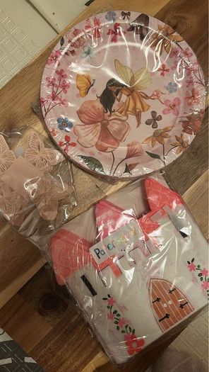 Girl fairy party theme set
