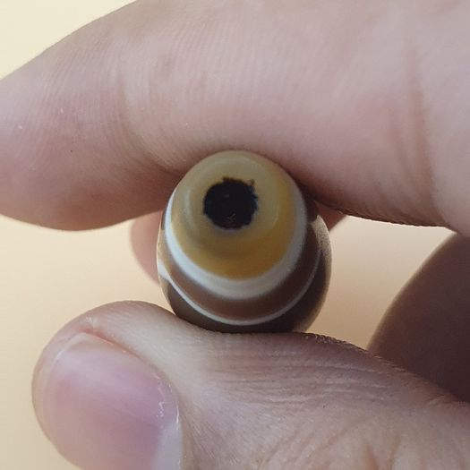 Vintage Yemeni Suliemani Natural Eye Agate Bead Amulet