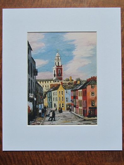 Shandon Tower Cork Art Print | Cork City Ireland Print | Irish Wall Art | Painting by Anna O'Hara | Cork Landmark Print | Unique Cork Gift