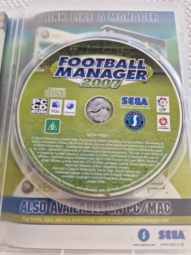 Football Manager 2007 Pc Mac Cd Rom  Games Original