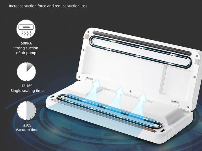 BRAND NEW Automatic Vacuum Sealer With Free Vaccum Sealing Bags Packing Machine Food Storage Packer For Dry Wet Food Perservation