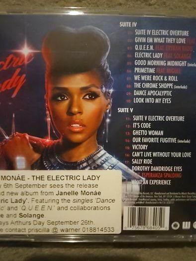 Janelle Monae - The Electric Lady.
