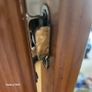 Vintage mirror swivel in pine dressing table mirror Image 8