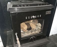 Stove with Back Boiler