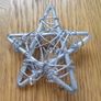 Silver Wooden Stars x 18 for Sale Image 3