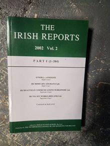 Irish Law Reports Books. Large Quantity Available.