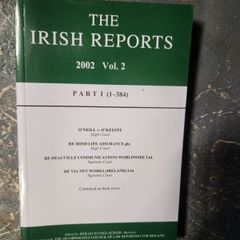 Irish Law Reports Books. Large Quantity Available.