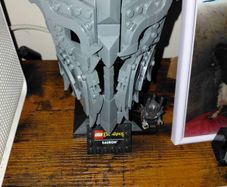 lego sauron head and cactus