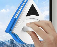 Triangular Double-Sided Strong Magnet Window Cleaner, new.