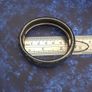 Rare Sterling Silver Chunky Chester Bangle, 1947 Image 9