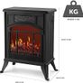 Stove Heater Electric Fireplace With Fire Flame Effect Freestanding Image 2