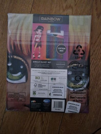 Rainbow High Single Reversible Duvet Set