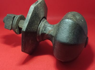 Archibald Kenrick & Sons Cast Iron Door Knob Pull Push -Victorian