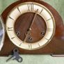 Antique German HAC Mantel Clock with Sounder. Germany, 1920s (WORKS WELL) Image 5