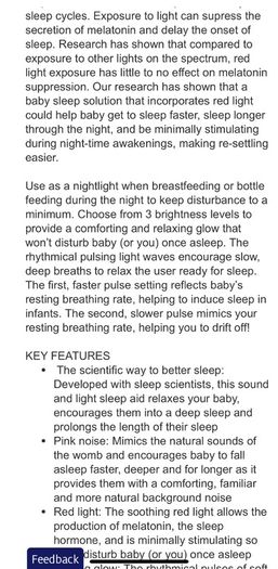 baby night light