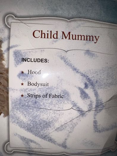 mummy costume kids