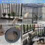 FREE EXPRESS SHIPPING Chicken Wire Mesh Roll 10m Plastic Mesh Fencing Poultry Breeding Netting Garden Balcony Fence Mesh for Home Decor and Gardening Temporary Fencing for Yard 40cm x 10cm Black Image 3