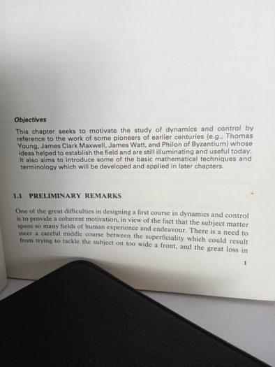 Introduction to Dynamics and Control by Henry M.Power and Robert J.Simpson (PT121)