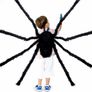 Giant Spider 6.6ft - 200cm, Spider Web 23ft - 700cm, 30pcs Plastic Spiders, 40g Cobweb - Halloween Decorations Triangular Cobweb for Indoor Outdoor Home Yard Image 7