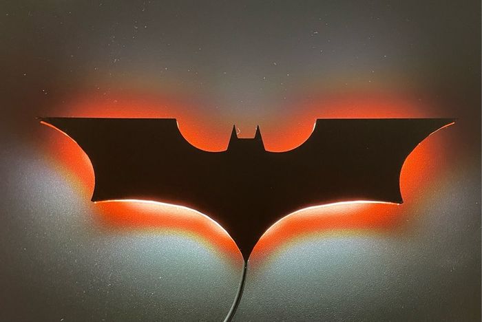 Batman backlit emblem