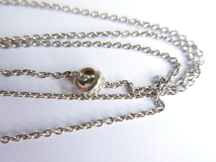 Vintage 925 Sterling Silver Ti Sento long Chain Necklace length 31" - 10,7g
