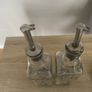 Reduced Set of tall oil and vinegar bottles in stand Image 4