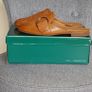 Paul Green Tan leather backless loafers Image 2