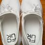 French Connection Ladies/Mens/Unisex FCUK White Canvas Cloud Trainers UK7 EUR41 Image 7