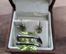 silver 925 ring and earrings