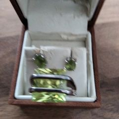 silver 925 ring and earrings