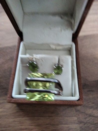 silver 925 ring and earrings