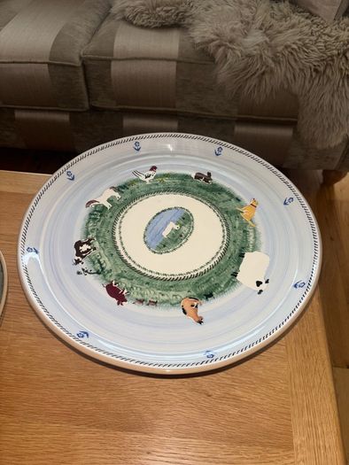 Nicholas Mosse Landscape Cake stand and Fruit Bowl