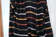 Shein Lune Drop Shoulder Stripe Cardigan