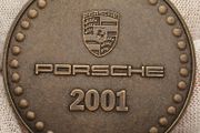 Porsche 2001 Calendar Coin Medal Scarce