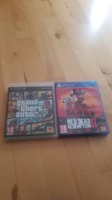 PS3 GTA 5 And PS4 Red Dead Redemption 2 Games