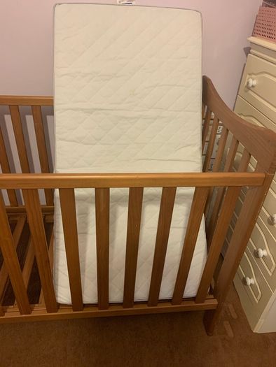 Wooden cot