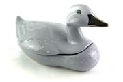Vintage ceramic duck jewellery box