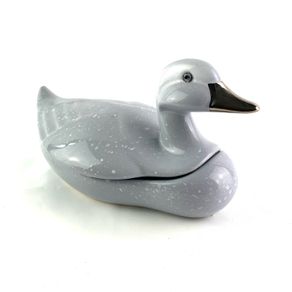 Vintage ceramic duck jewellery box