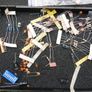 Mix Lot of Circuit Board Microchips Transistors Diodes Inductors Capacitors Image 5