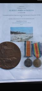 WW1 Death penny and Medals (Researched)