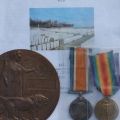 WW1 Death penny and Medals (Researched)
